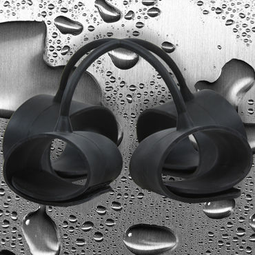 NS Novelties Silicone Submissions Hog Tie Cuffs, черный - Набор силиконовых фиксаторов - купить в секс шопе NS Novelties Silicone Submissions Hog Tie Cuffs, черный - Набор силиконовых фиксаторов - купить в секс шопе