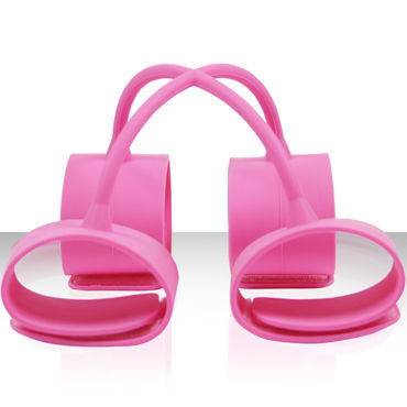 NS Novelties Silicone Submissions Hog Tie Cuffs, розовый - фото, отзывы NS Novelties Silicone Submissions Hog Tie Cuffs, розовый - фото, отзывы