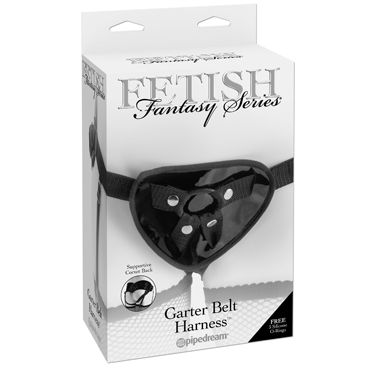 Pipedream Garter Belt Harness, Трусики для страпона с пажами для чулок Pipedream Garter Belt Harness, Трусики для страпона с пажами для чулок