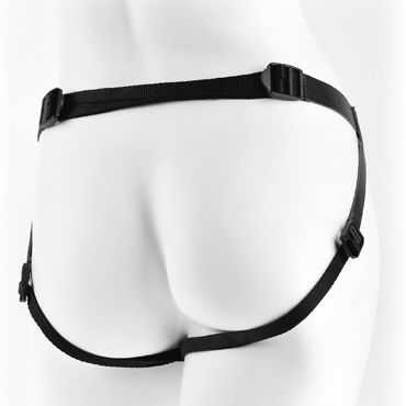 Pipedream Leather Low-Rider Harness - Трусики с вибропулей для страпона - купить в секс шопе Pipedream Leather Low-Rider Harness - Трусики с вибропулей для страпона - купить в секс шопе