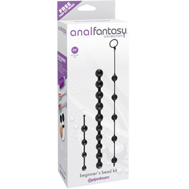 Pipedream Beginners Bead Kit, Набор анальных цепочек Pipedream Beginners Bead Kit, Набор анальных цепочек