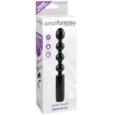 Pipedream Power Beads, Анальная цепочка с вибрацией Pipedream Power Beads, Анальная цепочка с вибрацией