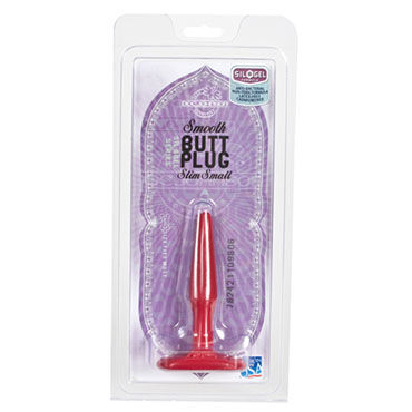 Doc Johnson Butt Plug Slim красный - фото, отзывы Doc Johnson Butt Plug Slim красный - фото, отзывы