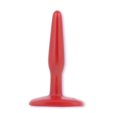 Doc Johnson Butt Plug Slim красный, Анальная пробка с шероховатой поверхностью Doc Johnson Butt Plug Slim красный, Анальная пробка с шероховатой поверхностью