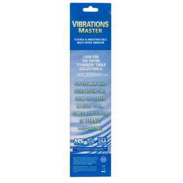 Doc Johnson Vibrations Master - Прямой вибратор с выступами - купить в секс шопе Doc Johnson Vibrations Master - Прямой вибратор с выступами - купить в секс шопе