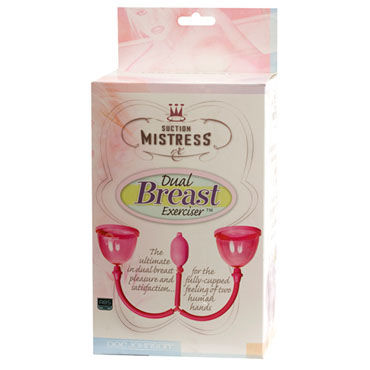 Doc Johnson Dual Breast Exerciser - Вакуумный массажер для груди - купить в секс шопе Doc Johnson Dual Breast Exerciser - Вакуумный массажер для груди - купить в секс шопе