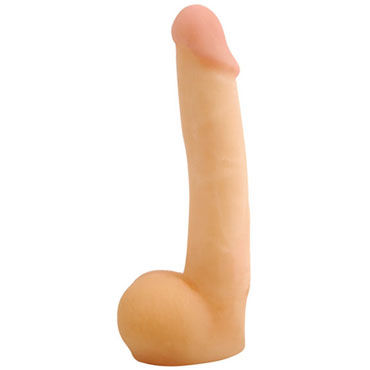 Topco Cock With Balls, телесный, Реалистичный фаллоимитатор с мошонкой Topco Cock With Balls, телесный, Реалистичный фаллоимитатор с мошонкой