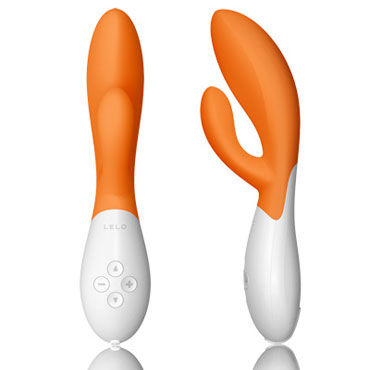 Lelo Ina, оранжевый, Вибратор с двумя независимыми моторчиками Lelo Ina, оранжевый, Вибратор с двумя независимыми моторчиками