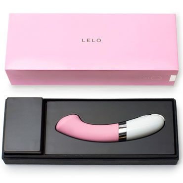 Lelo Gigi, розовый - Вибратор точки G со стимуляцией клитора - купить в секс шопе Lelo Gigi, розовый - Вибратор точки G со стимуляцией клитора - купить в секс шопе