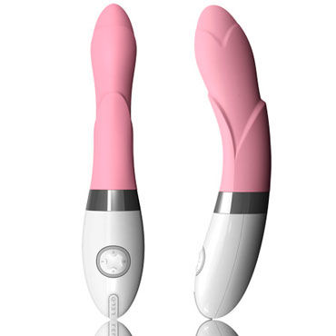 Lelo Iris, розовый, Дизайнерский вибратор c двумя моторчиками Lelo Iris, розовый, Дизайнерский вибратор c двумя моторчиками
