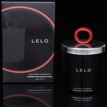 Lelo Свеча черный перец и гранат, 150 гр, Массажная свеча с маслом масляного дерева и другие товары Lelo с фото Lelo Свеча черный перец и гранат, 150 гр, Массажная свеча с маслом масляного дерева и другие товары Lelo с фото