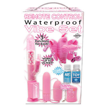 Pipedream Remote Control Waterproof Vibe Set, Вибратор, стимулятор, яйцо и ротатор Pipedream Remote Control Waterproof Vibe Set, Вибратор, стимулятор, яйцо и ротатор