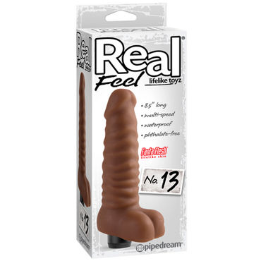 Pipedream Real Feel № 13, мулат, Реалистичный водонепроницаемый вибратор Pipedream Real Feel № 13, мулат, Реалистичный водонепроницаемый вибратор