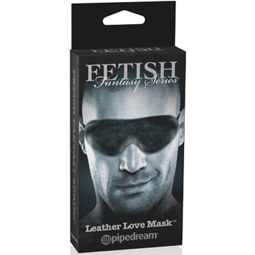 Pipedream Leather Love Mask, Кожаная маска для усиления возбуждения Pipedream Leather Love Mask, Кожаная маска для усиления возбуждения