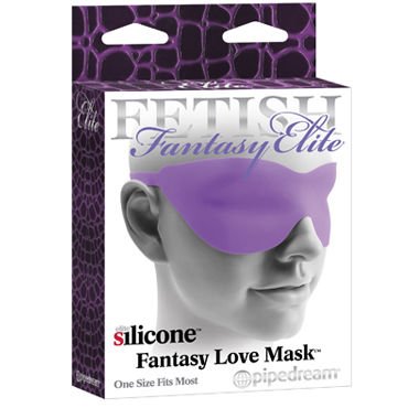Pipedream Fantasy Love Mask, фиолетовая, Маска на застежках Pipedream Fantasy Love Mask, фиолетовая, Маска на застежках