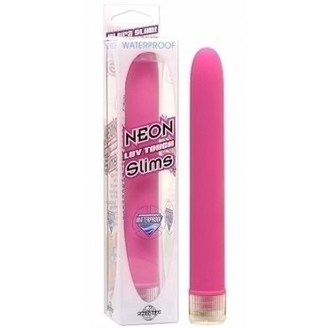 Pipedream Neon Slim розовый, Вибратор с нежнейшим покрытием Pipedream Neon Slim розовый, Вибратор с нежнейшим покрытием
