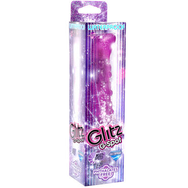 Pipedream Glitz G-spot фиолетовый - Компактный вибратор точки G - купить в секс шопе Pipedream Glitz G-spot фиолетовый - Компактный вибратор точки G - купить в секс шопе
