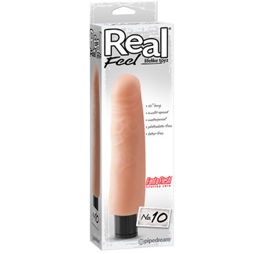 Pipedream Real Feel № 10, Реалистичный водонепроницаемый вибратор Pipedream Real Feel № 10, Реалистичный водонепроницаемый вибратор
