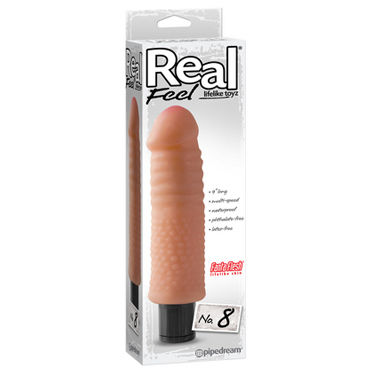 Pipedream Real Feel № 8, Реалистичный мультискоростной вибратор Pipedream Real Feel № 8, Реалистичный мультискоростной вибратор