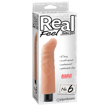 Pipedream Real Feel № 6, Реалистичный мультискоростной вибратор Pipedream Real Feel № 6, Реалистичный мультискоростной вибратор