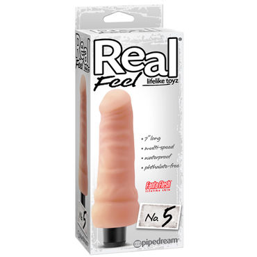 Pipedream Real Feel № 5, Реалистичный мультискоростной вибратор Pipedream Real Feel № 5, Реалистичный мультискоростной вибратор