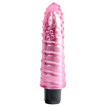 Pipedream Jelly Gems № 5, Многоскоростной вибратор со стимулирующим рельефом Pipedream Jelly Gems № 5, Многоскоростной вибратор со стимулирующим рельефом