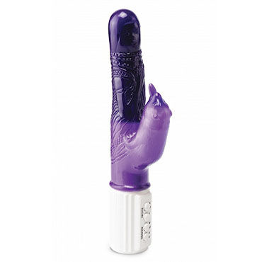 Pipedream Jelly Eager фиолетовый, Вибратор с функцией ротации Pipedream Jelly Eager фиолетовый, Вибратор с функцией ротации
