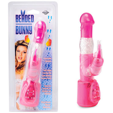 Pipedream Beaded Bunny, Вибратор с клиторальным стимулятором Pipedream Beaded Bunny, Вибратор с клиторальным стимулятором
