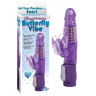 Pipedream Butterfly Vibe, Вибратор с клиторальным стимулятором Pipedream Butterfly Vibe, Вибратор с клиторальным стимулятором