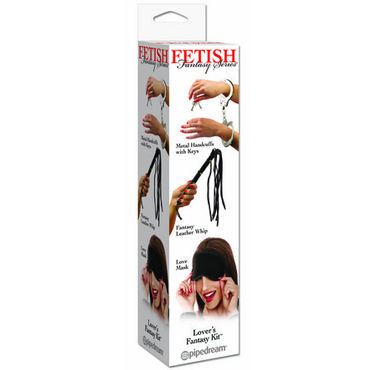Pipedream Набор BDSM, Наручники, плетка, маска Pipedream Набор BDSM, Наручники, плетка, маска