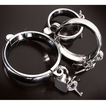 Pipedream Metal Medium Cockring - Эрекционное кольцо с замочком - купить в секс шопе Pipedream Metal Medium Cockring - Эрекционное кольцо с замочком - купить в секс шопе