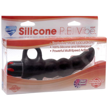 Pipedream Silicone P E черный, Изогнутый стимулятор простаты с вибрацией Pipedream Silicone P E черный, Изогнутый стимулятор простаты с вибрацией
