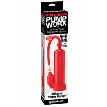 Pipedream Silicone Power Pump, красный - фото, отзывы Pipedream Silicone Power Pump, красный - фото, отзывы