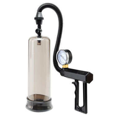 Pipedream Pistol Grip Power, Помпа для мужчин с манометром Pipedream Pistol Grip Power, Помпа для мужчин с манометром