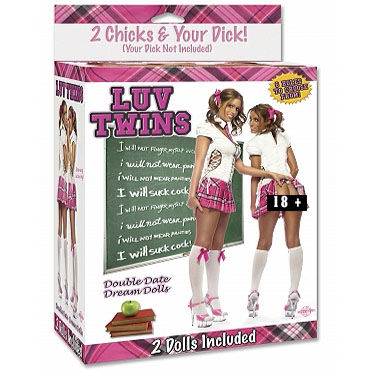 Pipedream Luv Twins, Две надувные куклы Pipedream Luv Twins, Две надувные куклы