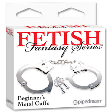 Pipedream Beginners Cuffs, Металлические наручники Pipedream Beginners Cuffs, Металлические наручники