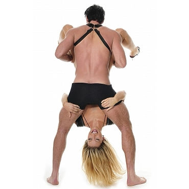 Pipedream Sex Harness - Упряжь на тело для различных позиций - купить в секс шопе Pipedream Sex Harness - Упряжь на тело для различных позиций - купить в секс шопе