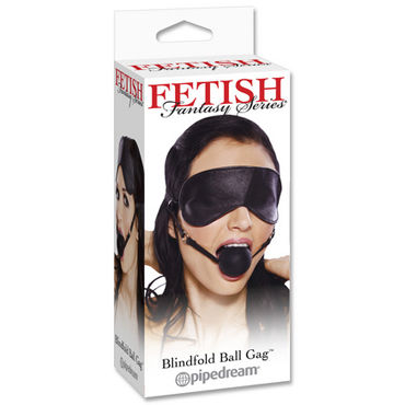 Pipedream Blindfold Ball Gag, Маска с кляпом Pipedream Blindfold Ball Gag, Маска с кляпом