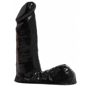 Pipedream Basix Rubber Works 13 см черный, Реалистичный фаллоимитатор с мошонкой Pipedream Basix Rubber Works 13 см черный, Реалистичный фаллоимитатор с мошонкой