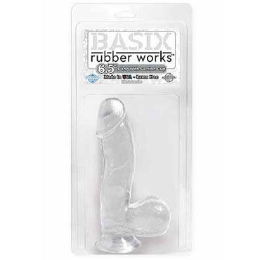 Pipedream Basix with Suction Cup 16,5 см прозрачный - фото, отзывы Pipedream Basix with Suction Cup 16,5 см прозрачный - фото, отзывы