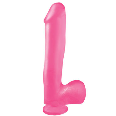 Pipedream Basix with Suction Cup 25 см розовый, Реалистичный фаллоимитатор на присоске Pipedream Basix with Suction Cup 25 см розовый, Реалистичный фаллоимитатор на присоске