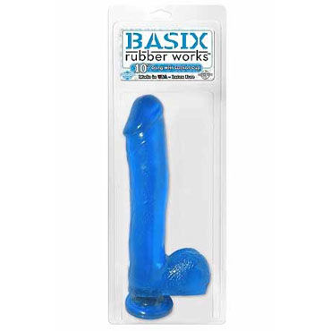 Pipedream Basix with Suction Cup 25 см голубой - фото, отзывы Pipedream Basix with Suction Cup 25 см голубой - фото, отзывы