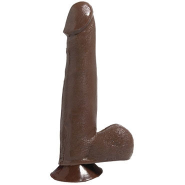 Pipedream Dong With Cup 19 см коричневый, Фаллоимитатор с мошонкой на присоске Pipedream Dong With Cup 19 см коричневый, Фаллоимитатор с мошонкой на присоске