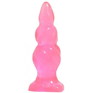 Pipedream Basix Twister розовый, Анальный стимулятор в виде свечи Pipedream Basix Twister розовый, Анальный стимулятор в виде свечи