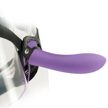 Pipedream Fetish Vibrating Dildo, фиолетовая - Насадка для страпона с вибрацией и пультом управления - купить в секс шопе Pipedream Fetish Vibrating Dildo, фиолетовая - Насадка для страпона с вибрацией и пультом управления - купить в секс шопе