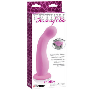 Pipedream Fetish Dildo 17,8 см, Насадка для страпона с присоской Pipedream Fetish Dildo 17,8 см, Насадка для страпона с присоской