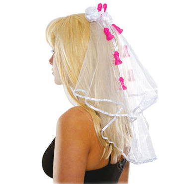 Pipedream Bachelorette Party Veil, Эротический предмет, фата Pipedream Bachelorette Party Veil, Эротический предмет, фата