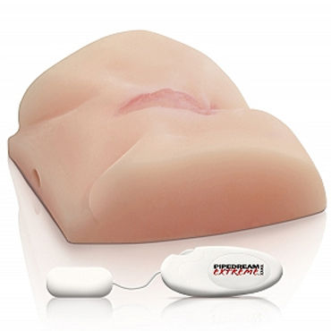 Pipedream Big Ass Vibrating Pussy - Реалистичные, вибрирующие вагина и попка - купить в секс шопе Pipedream Big Ass Vibrating Pussy - Реалистичные, вибрирующие вагина и попка - купить в секс шопе