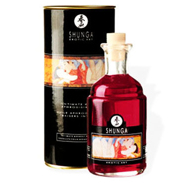 Shunga Intimate Kisses, 100 мл, Возбуждающее масло-афродизиак, малина Shunga Intimate Kisses, 100 мл, Возбуждающее масло-афродизиак, малина