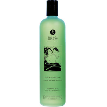 Shunga Bath & Shower Gel Sensual mint, 500 мл, Гель для душа и ванны с ароматом "Чувственная мята" Shunga Bath & Shower Gel Sensual mint, 500 мл, Гель для душа и ванны с ароматом "Чувственная мята"